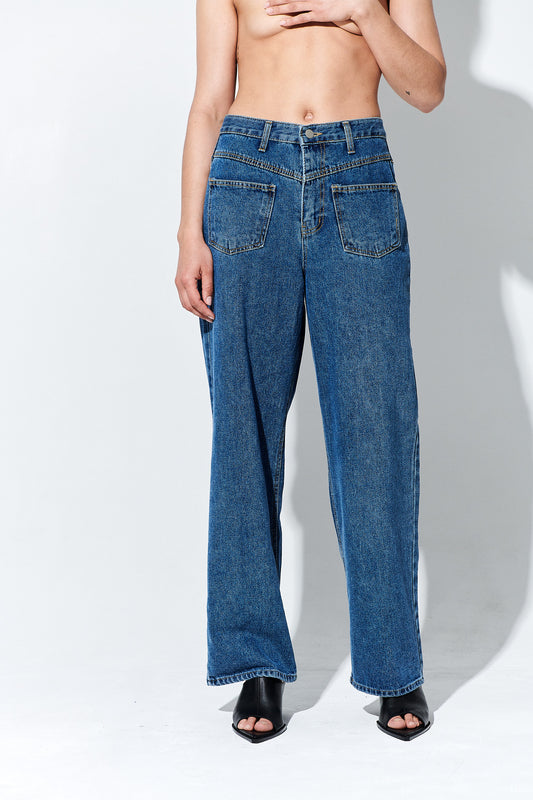 SALLY DENIM PANTS MEDIUM AGED