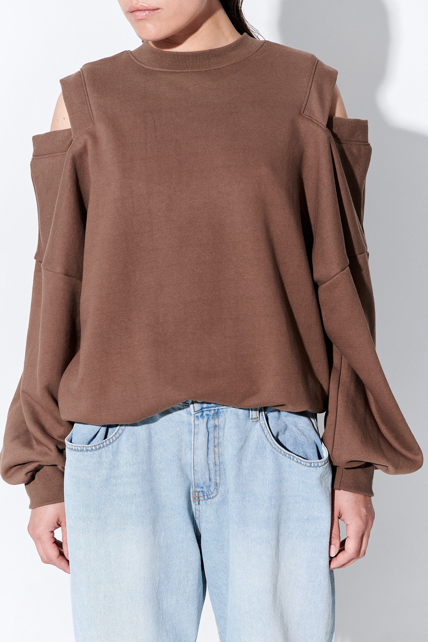 BOBBY SWEATER - COFFEE BROWN