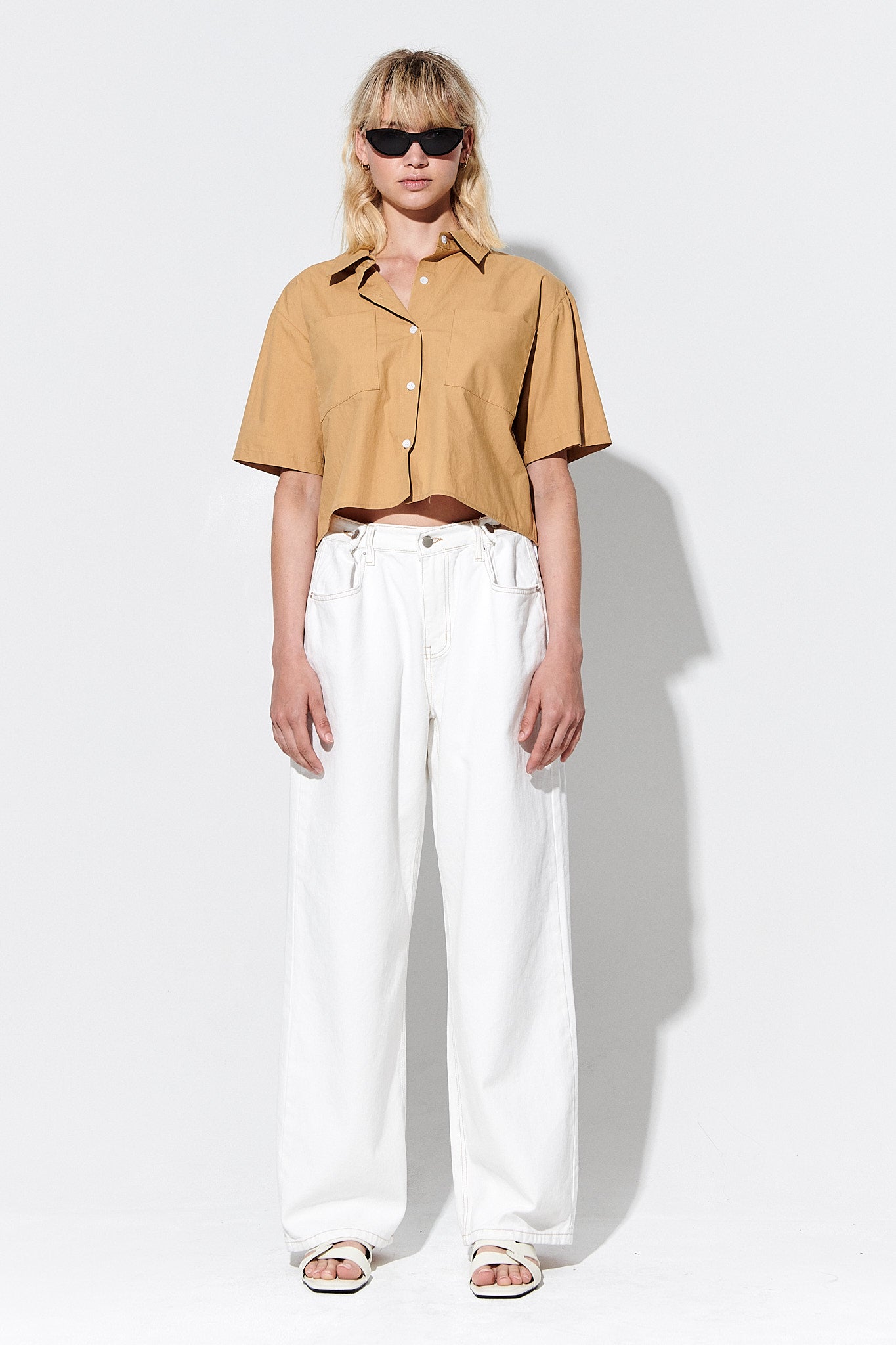 SPLIT SHIRT KHAKI