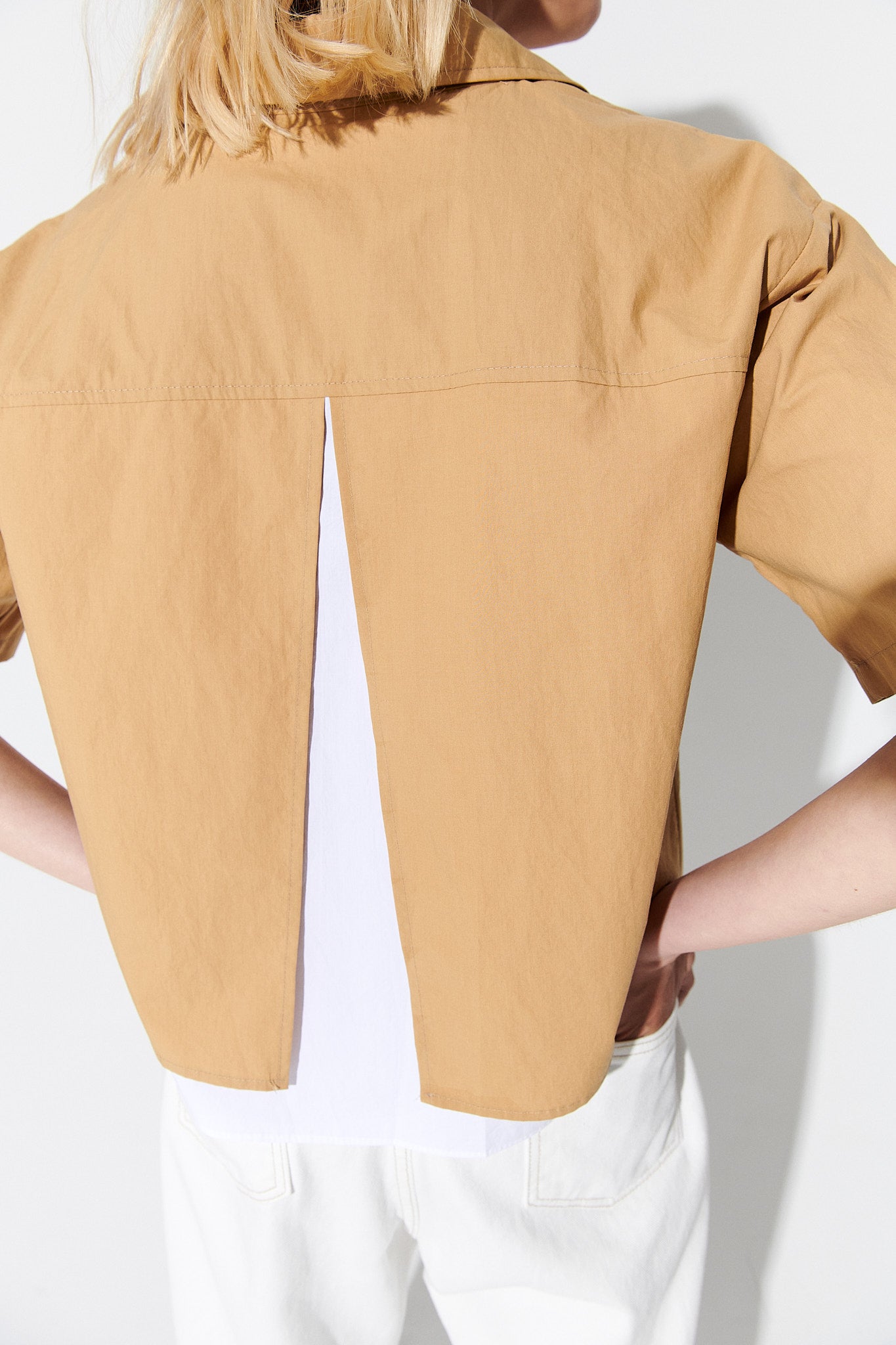 SPLIT SHIRT KHAKI